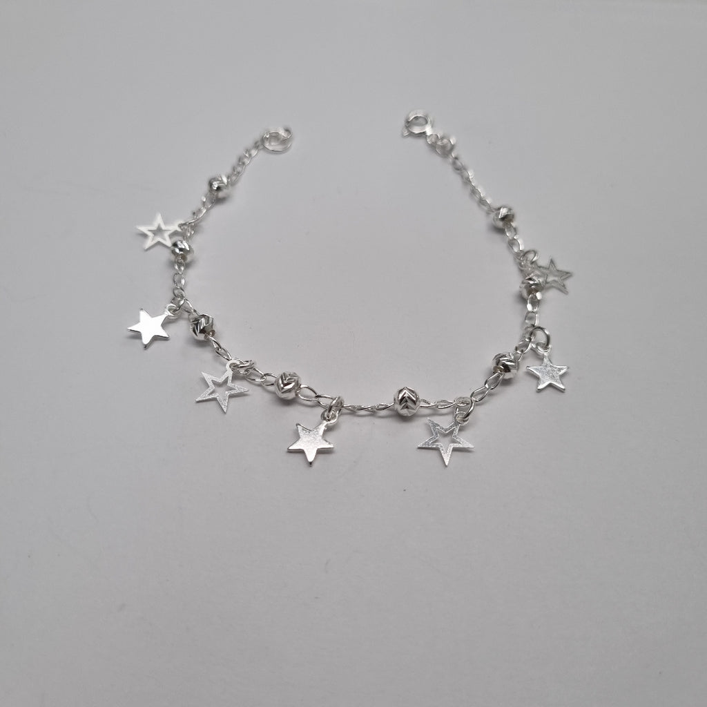 PULSERA TEJIDO ESPECIAL PLATA .925 18 CM 3.1 GR (NUEVO)