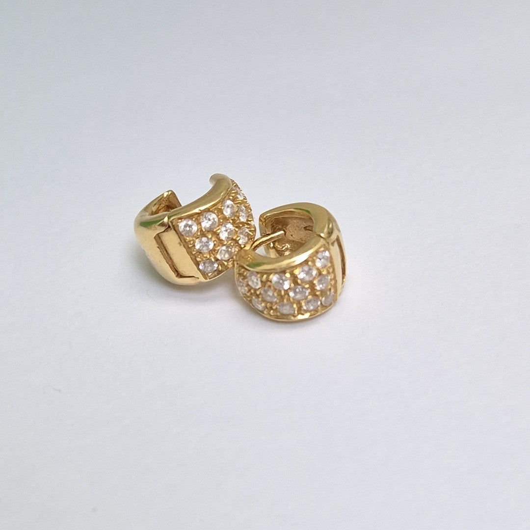 ARRACADAS PAR ORO 14 K 6,00 GRMS (SEMINUEVO)