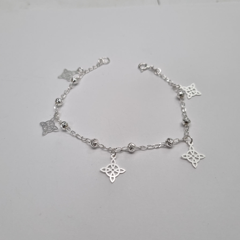 PULSERA TEJIDO ESPECIAL PLATA .925 18 CM 3.2 GR (NUEVO)