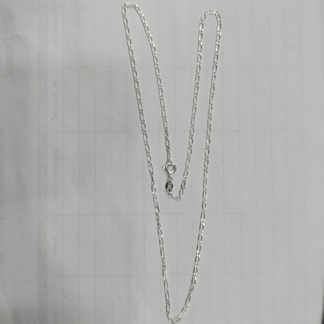 CADENA TEJIDO 1X1 PLATA .925 55 CM 3.3 GR (NUEVO)