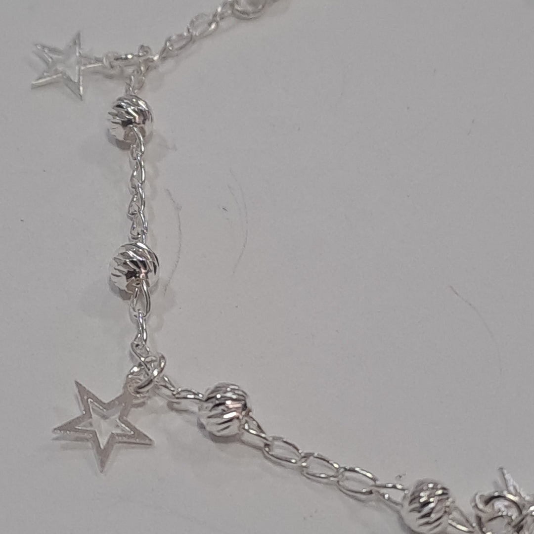 PULSERA TEJIDO ESPECIAL PLATA .925 18 CM 2.7 GR (NUEVO)