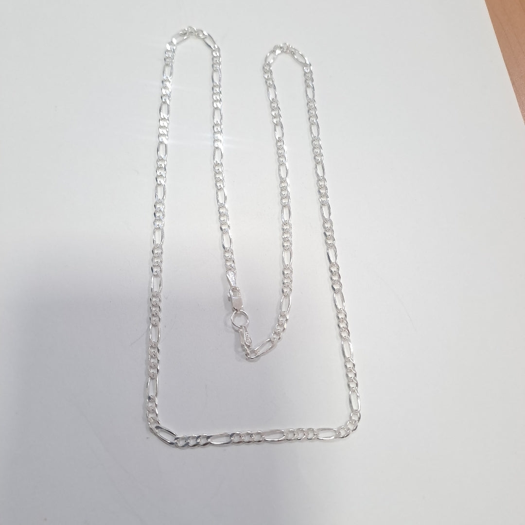 CADENA TEJIDO 3X1 PLATA .925 55 CM 7.7 GR (NUEVO)