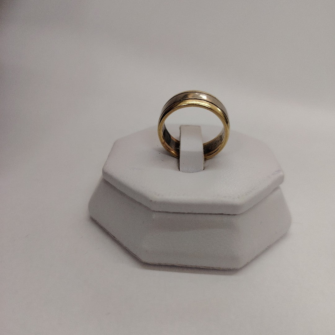 ARGOLLA ORO COMBINADO 14 K 5.4 GRMS (SEMINUEVO)