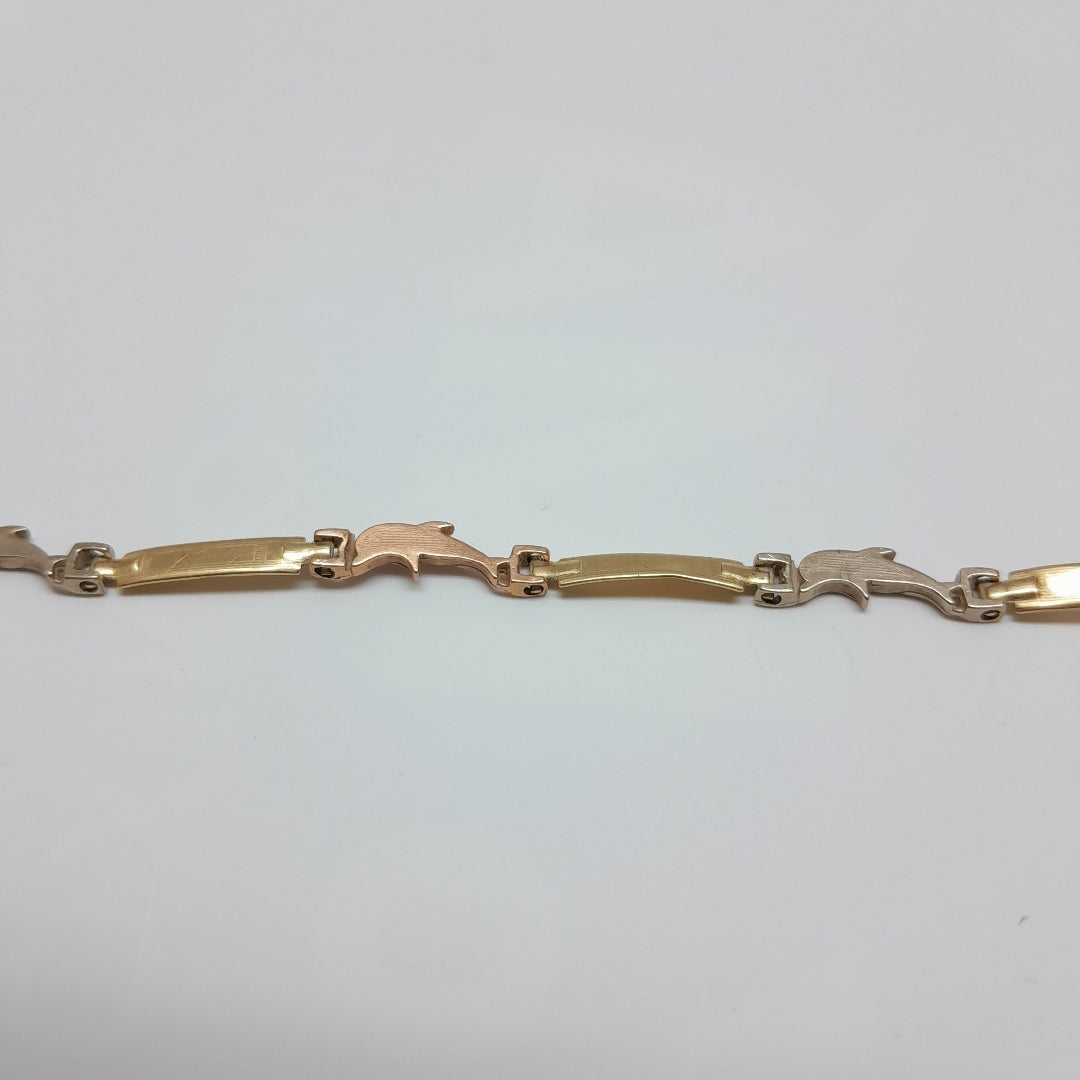 PULSERA ORO 14 K 3.6 GRMS (SEMINUEVO)