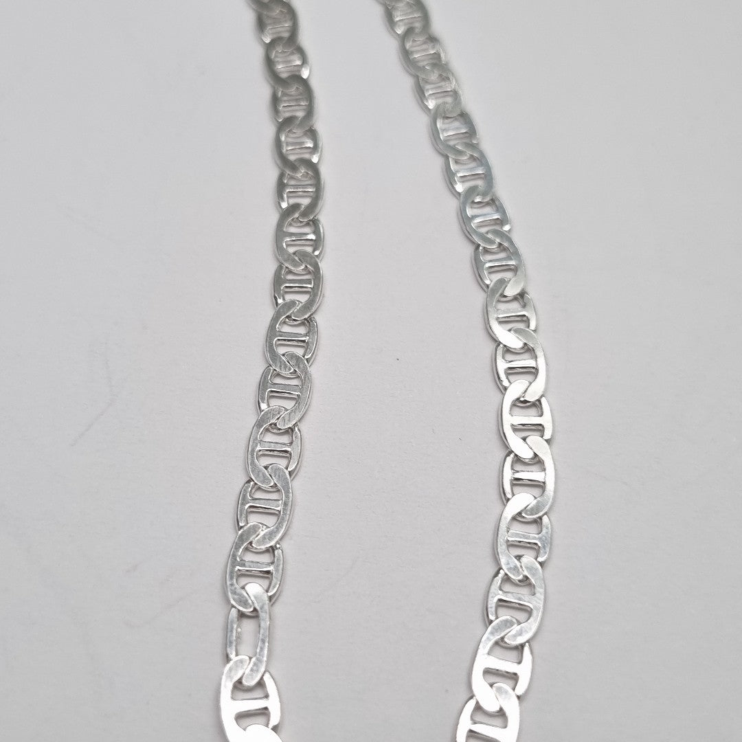 CADENA TEJIDO GUCHI PLATA .925 55 CM 13.2 GR (NUEVO)
