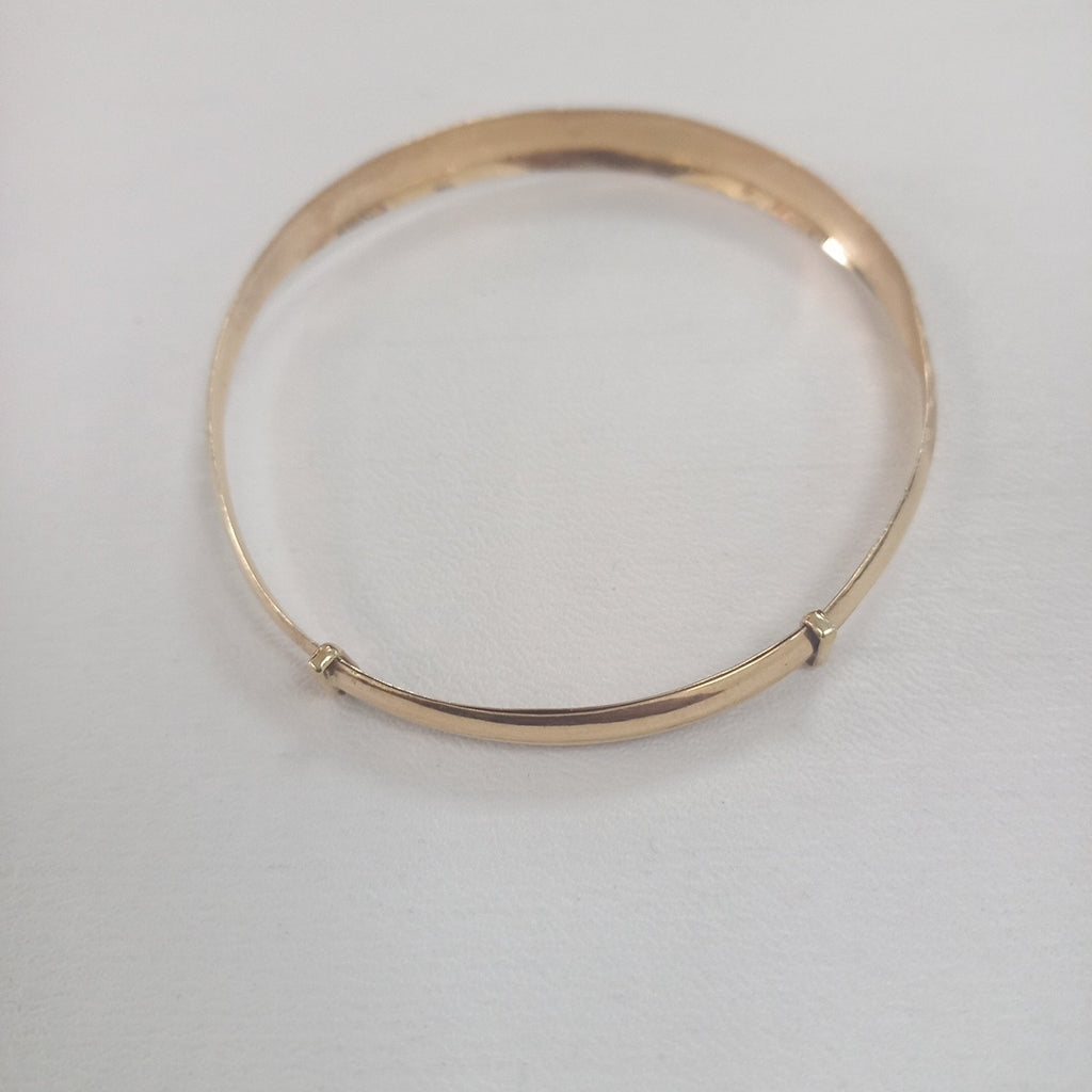 PULSERA RIGIDA ORO 10 K 4.9 GRMS (SEMINUEVO)