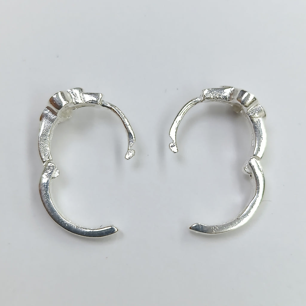 ARRACADAS C/CIRCONIAS PLATA .925 1.9 GR (NUEVO)