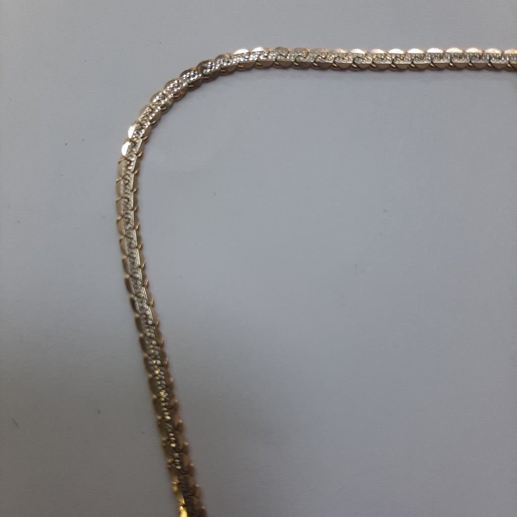 CADENA ORO, ORO COMBINADO 14 K 10.8 GRMS (SEMINUEVO)