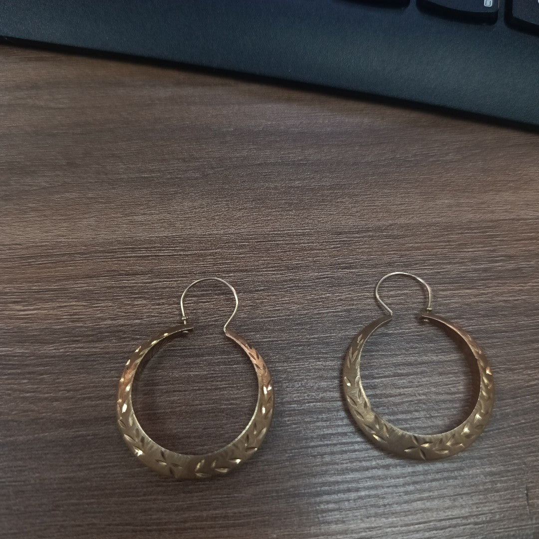ARRACADAS PAR ORO 10 K 4,20 GRMS (SEMINUEVO)