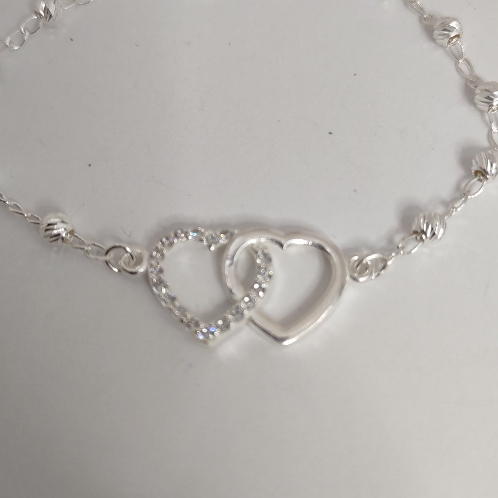 PULSERA TEJIDO TEJIDO ESPECIAL PLATA .925 18 CM 4.1 GR (NUEVO)