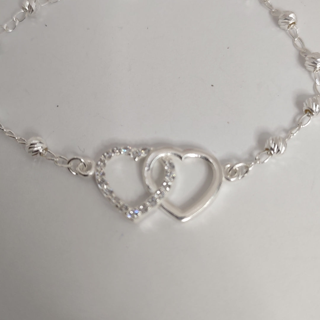 PULSERA TEJIDO TEJIDO ESPECIAL PLATA .925 18 CM 4.1 GR (NUEVO)