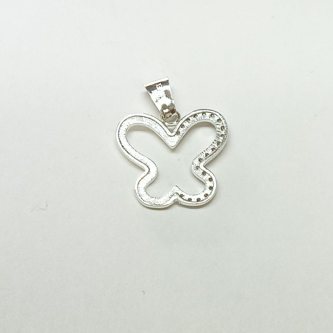 DIJE MARIPOSA C/CIRCONIAS PLATA .925 2.2 GR (NUEVO)