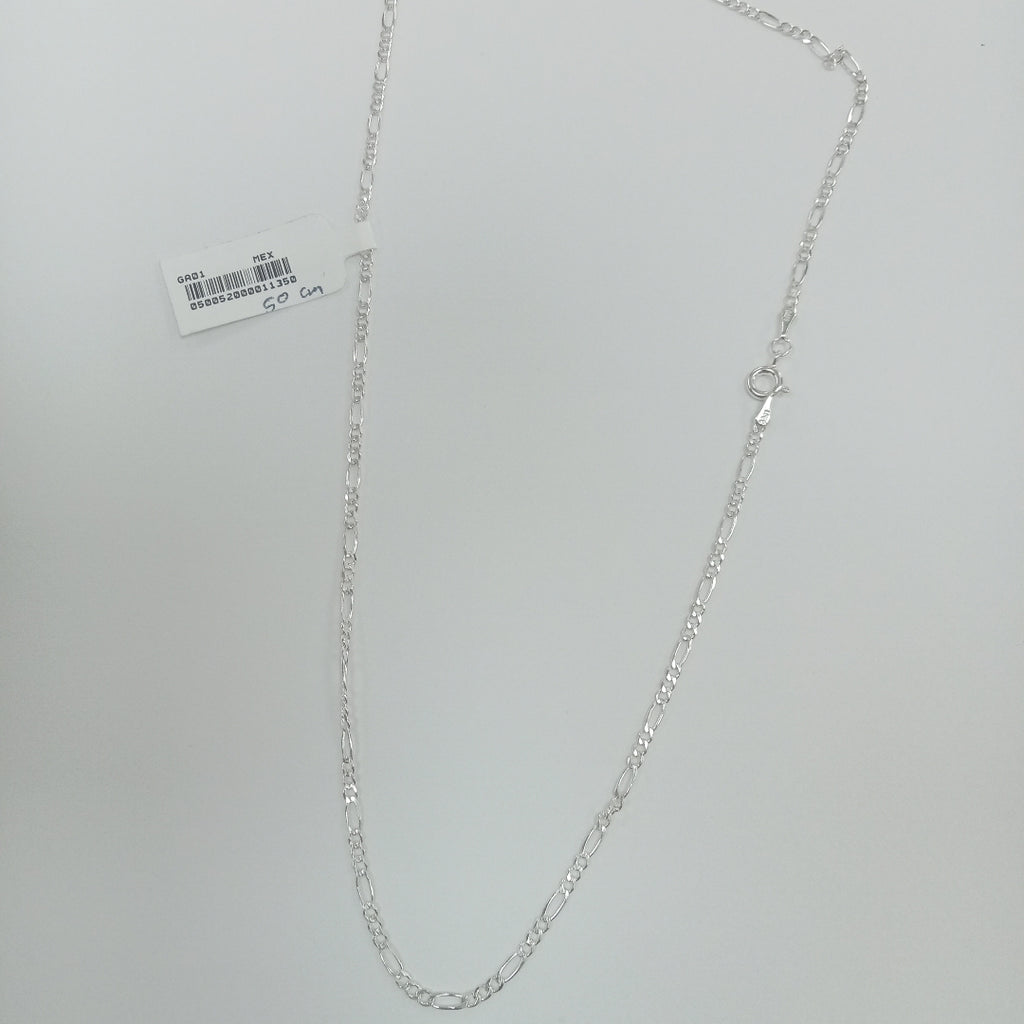 CADENA TEJIDO 3X1 PLATA .925 50 CM 4 GR (NUEVO)
