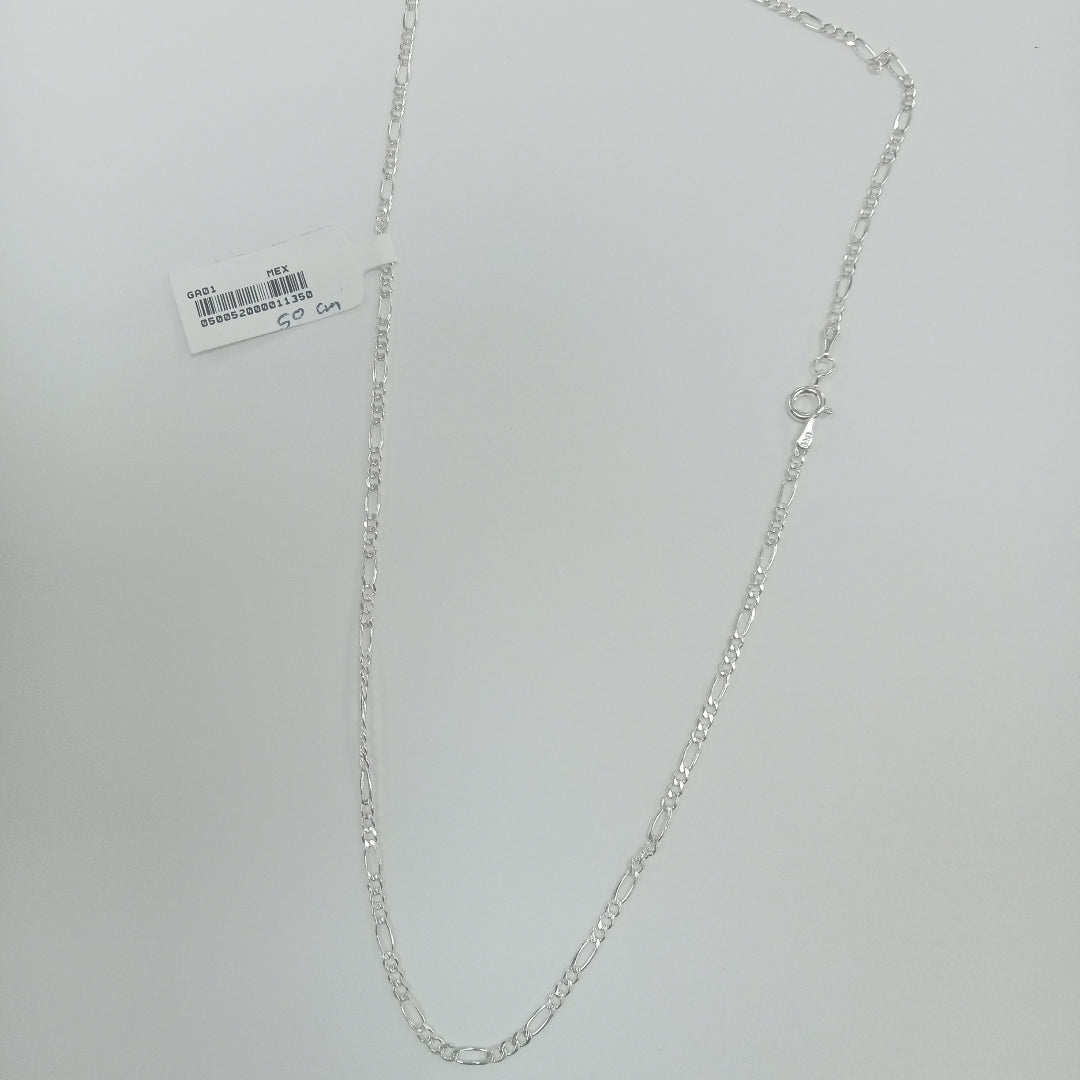 CADENA TEJIDO 3X1 PLATA .925 50 CM 4 GR (NUEVO)
