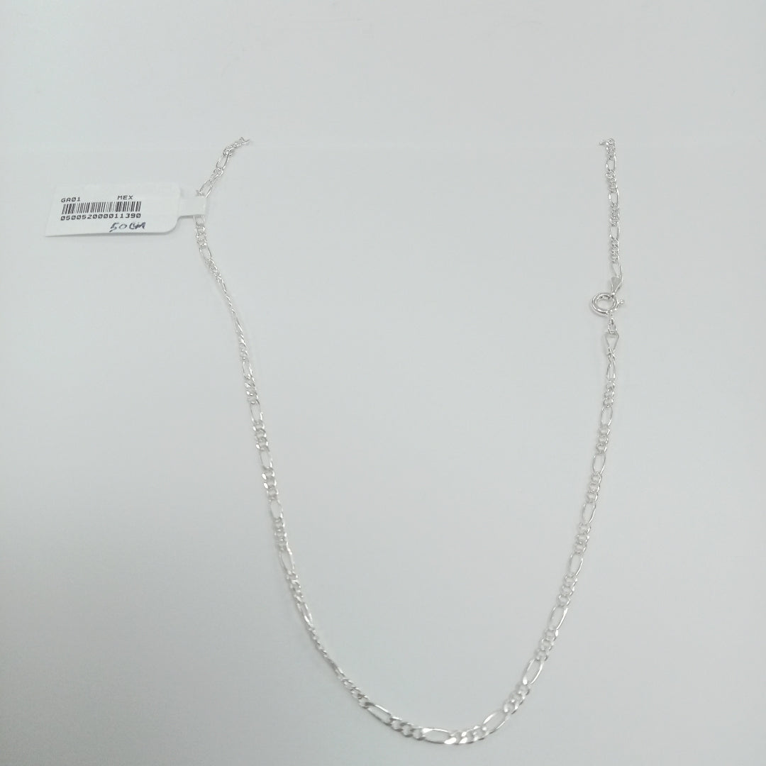CADENA TEJIDO 3X1 PLATA .925 50 CM 4.2 GR (NUEVO)
