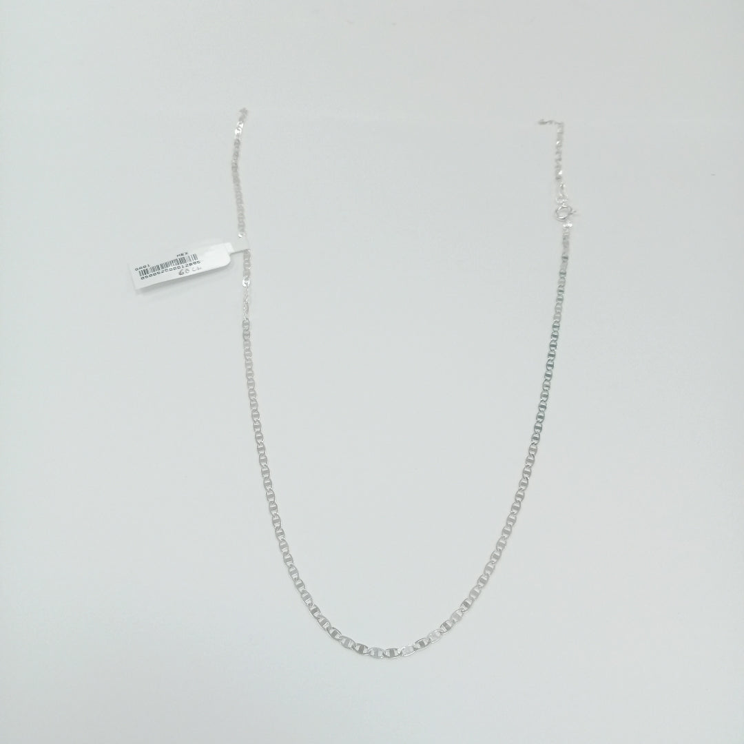 CADENA TEJIDO ESPEJO PLATA .925 60 CM 4.2 GR (NUEVO)