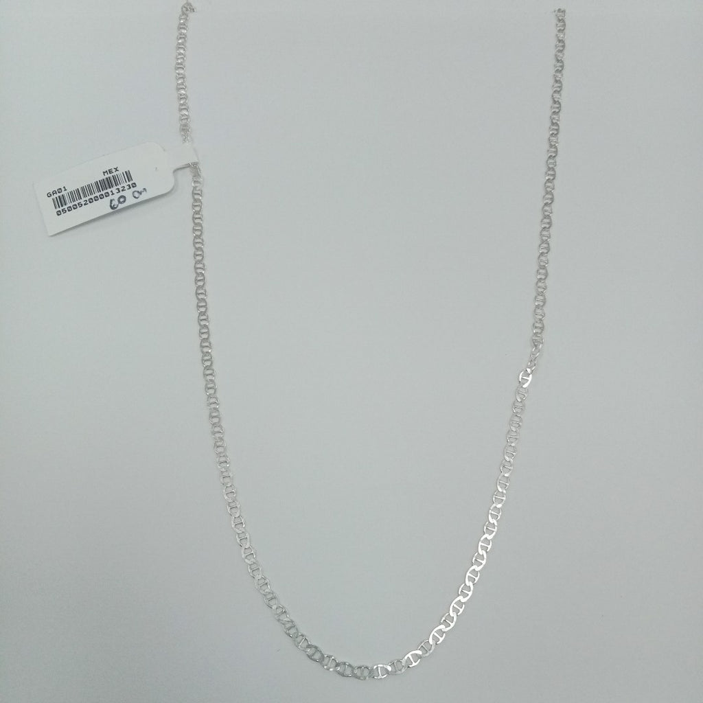 CADENA TEJIDO GUCHI PLATA .925 60 CM 3.8 GR (NUEVO)