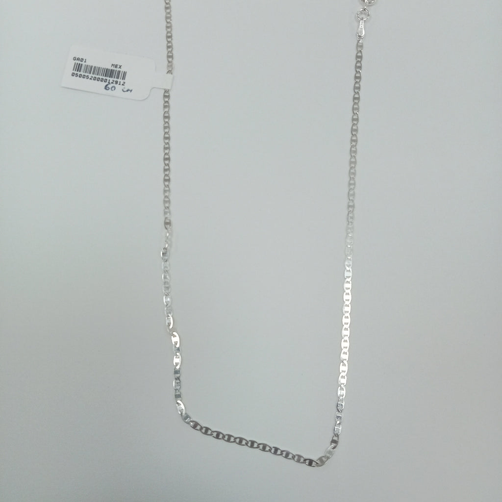 CADENA TEJIDO ESPEJO PLATA .925 60 CM 4.2 GR (NUEVO)