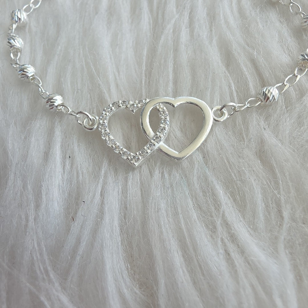 PULSERA TEJIDO TEJIDO ESPECIAL PLATA .925 18 CM 4.1 GR (NUEVO)