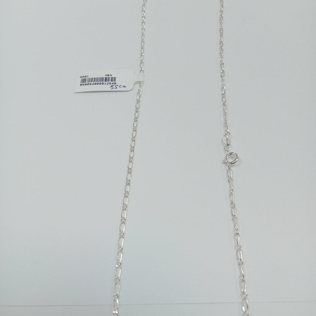 CADENA TEJIDO 1X1 PLATA .925 55 CM 3.3 GR (NUEVO)