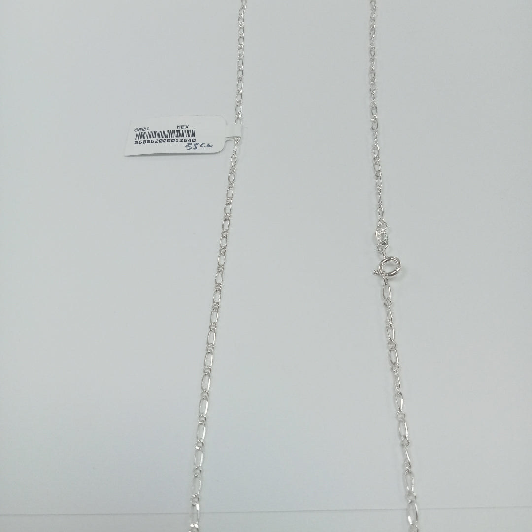 CADENA TEJIDO 1X1 PLATA .925 55 CM 3.3 GR (NUEVO)