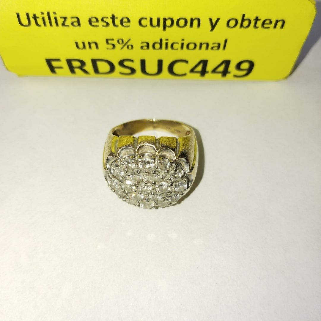 ANILLO ORO 14 K 9,20 GRMS (SEMINUEVO)