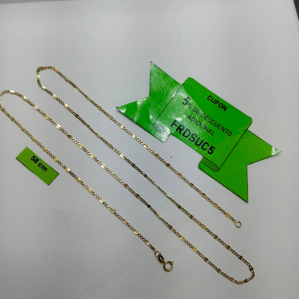 CADENA ORO 14 K 2.4 GRMS (SEMINUEVO)