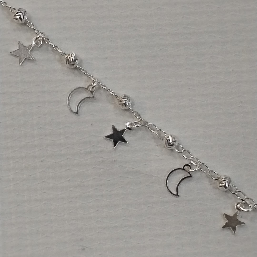 PULSERA TEJIDO TEJIDO ESPECIAL PLATA .925 18 CM 3.1 GR (NUEVO)