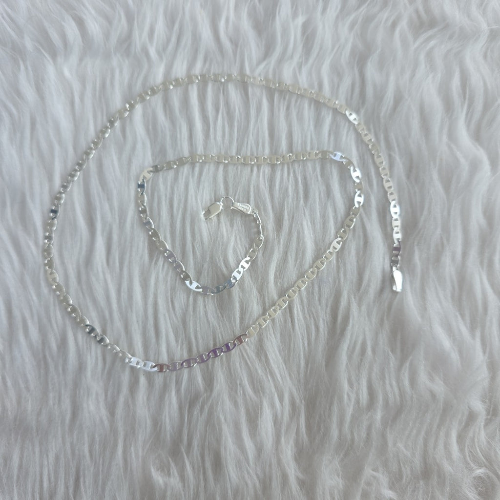 CADENA TEJIDO GUCHI PLATA .925 60 CM 9.1 GR (NUEVO)