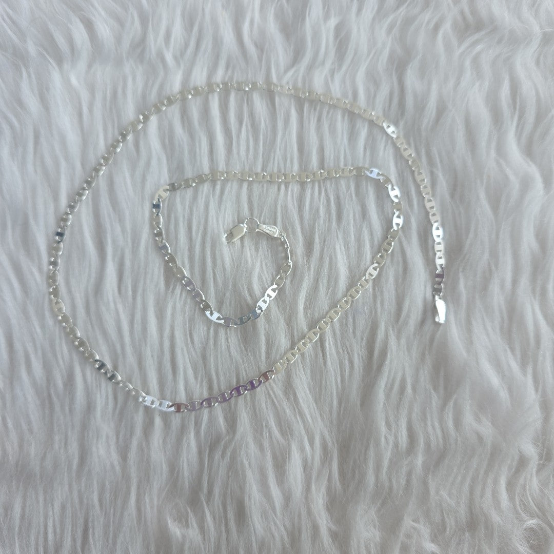 CADENA TEJIDO GUCHI PLATA .925 60 CM 9.1 GR (NUEVO)