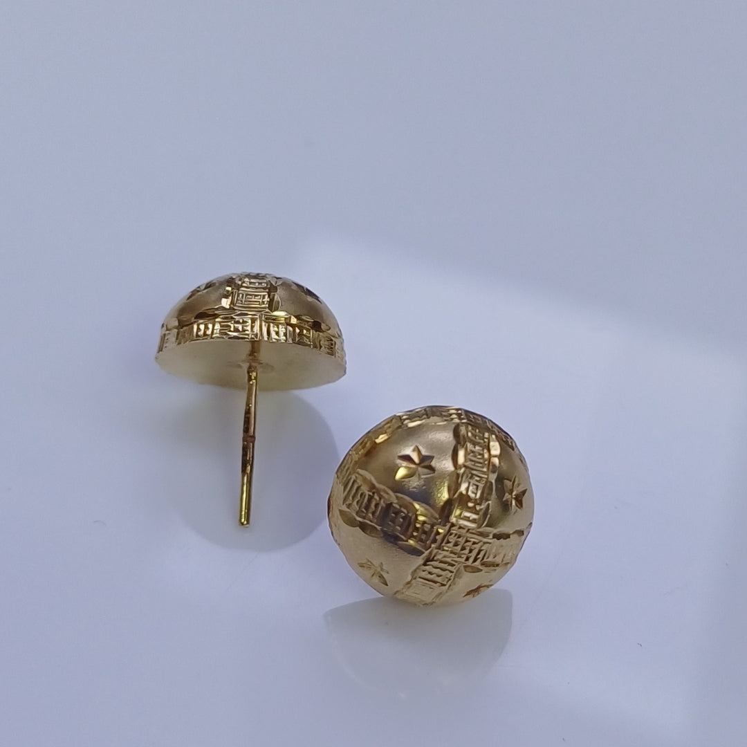 BROQUELES PAR ORO 10 K 2,20 GRMS (SEMINUEVO)