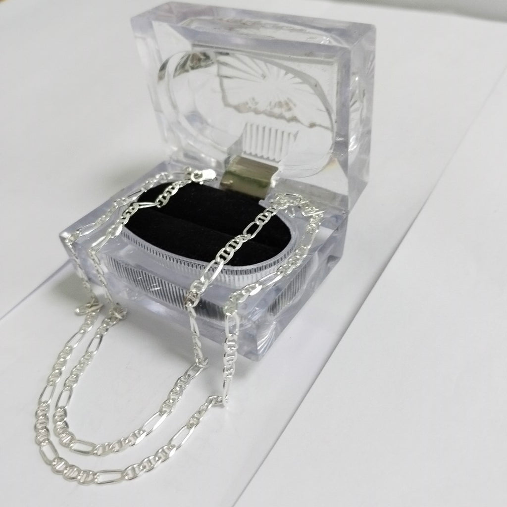CADENA TEJIDO MARINERO PLATA .925 55 CM 7.9 GR (NUEVO)