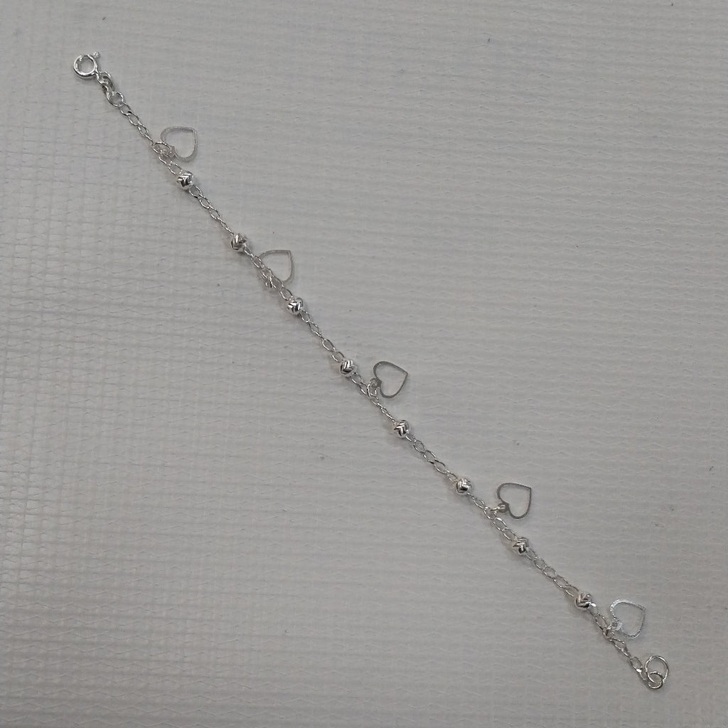 PULSERA TEJIDO ESPECIAL PLATA .925 18 CM 2.7 GR (NUEVO)