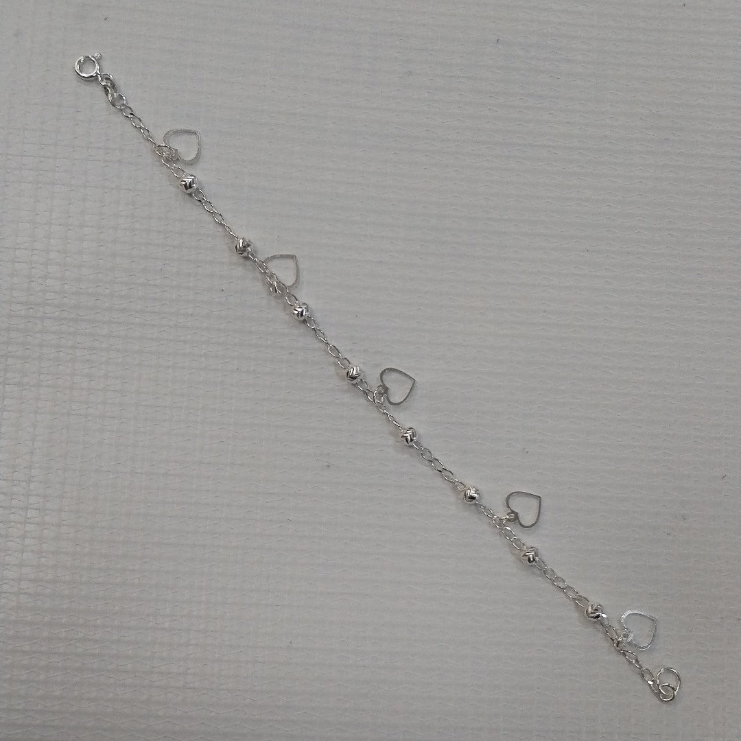 PULSERA TEJIDO ESPECIAL PLATA .925 18 CM 2.7 GR (NUEVO)