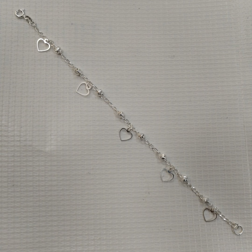 PULSERA TEJIDO ESPECIAL PLATA .925 18 CM 2.7 GR (NUEVO)