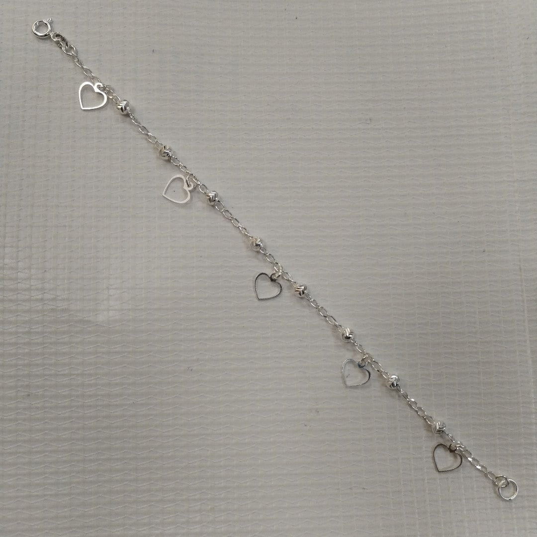 PULSERA TEJIDO ESPECIAL PLATA .925 18 CM 2.7 GR (NUEVO)
