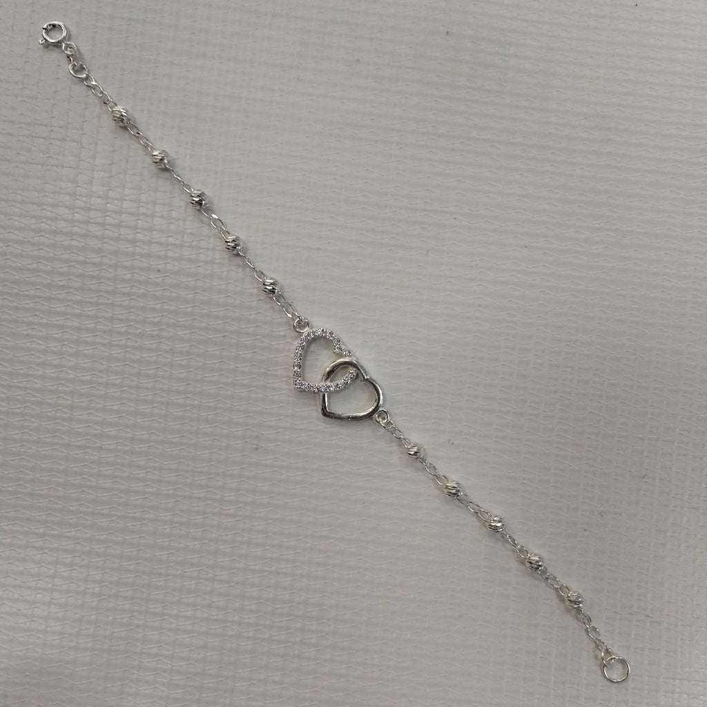 PULSERA TEJIDO TEJIDO ESPECIAL PLATA .925 18 CM 4.1 GR (NUEVO)