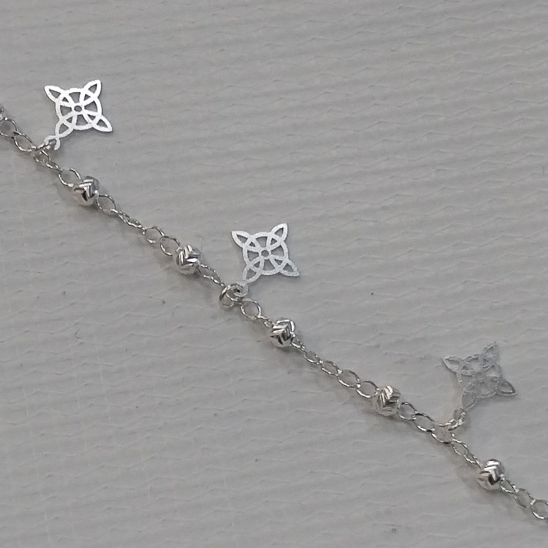 PULSERA TEJIDO ESPECIAL PLATA .925 18 CM 3.1 GR (NUEVO)
