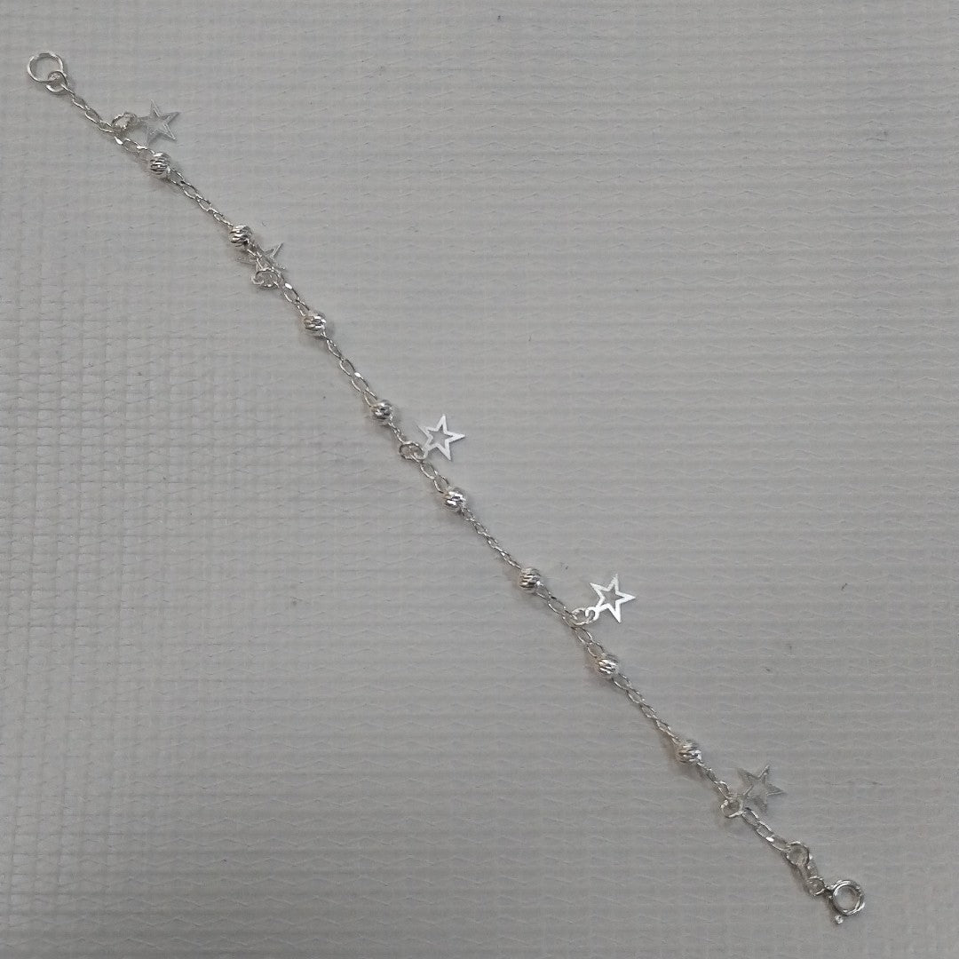 PULSERA TEJIDO ESPECIAL PLATA .925 18 CM 2.7 GR (NUEVO)