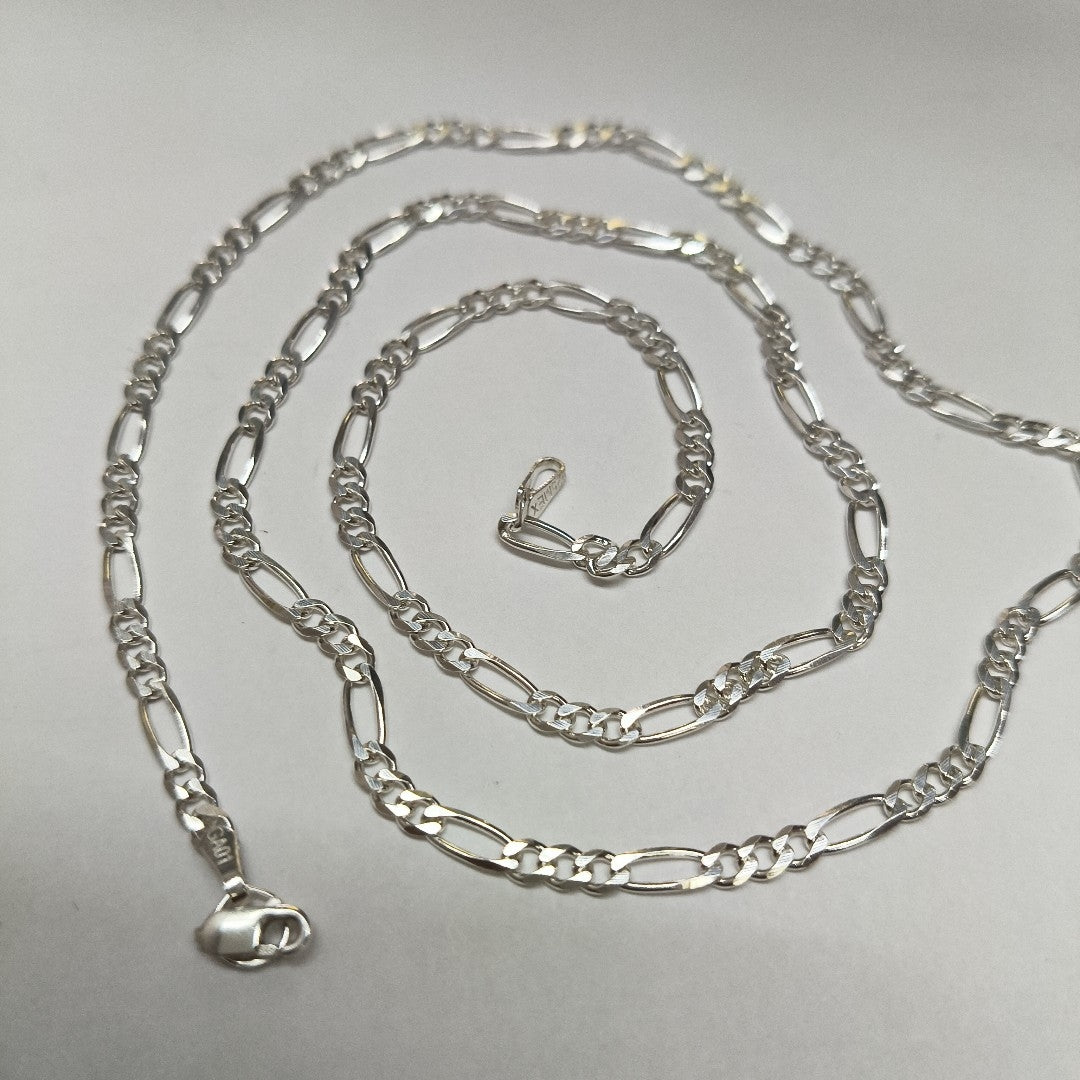 CADENA TEJIDO 3X1 PLATA .925 55 CM 7.6 GR (NUEVO)