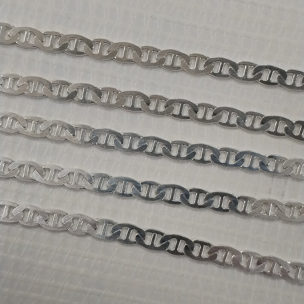 CADENA TEJIDO GUCHI PLATA .925 55 CM 12.5 GR (NUEVO)