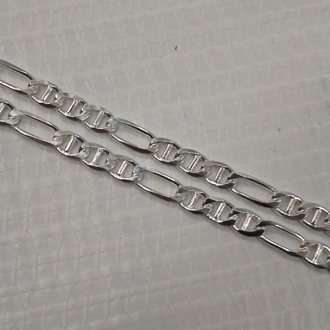 CADENA TEJIDO 3X1 PLATA .925 60 CM 8.4 GR (NUEVO)