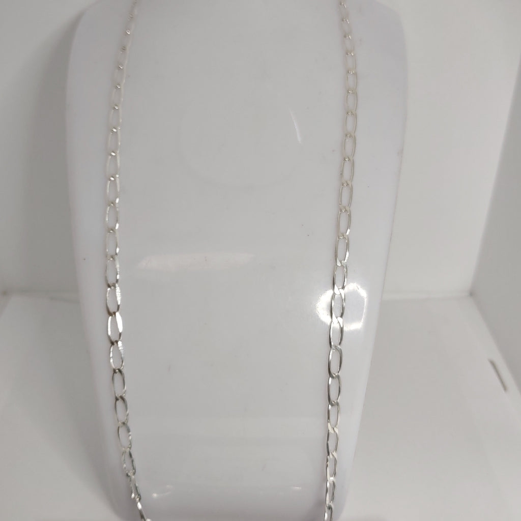 CADENA TEJIDO ESLABONES PLATA .925 55 CM 10 GR (NUEVO)