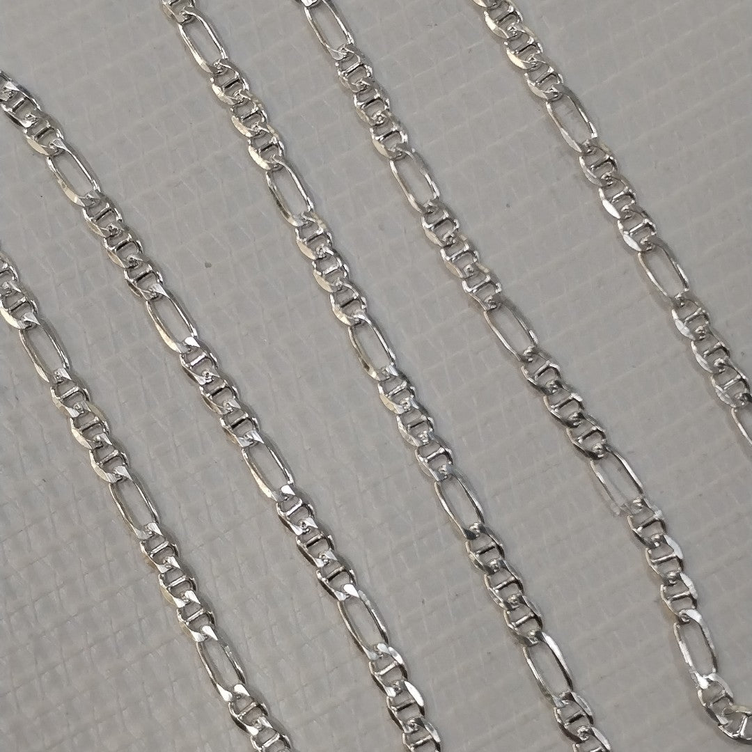 CADENA TEJIDO MARINERO PLATA .925 55 CM 7.9 GR (NUEVO)