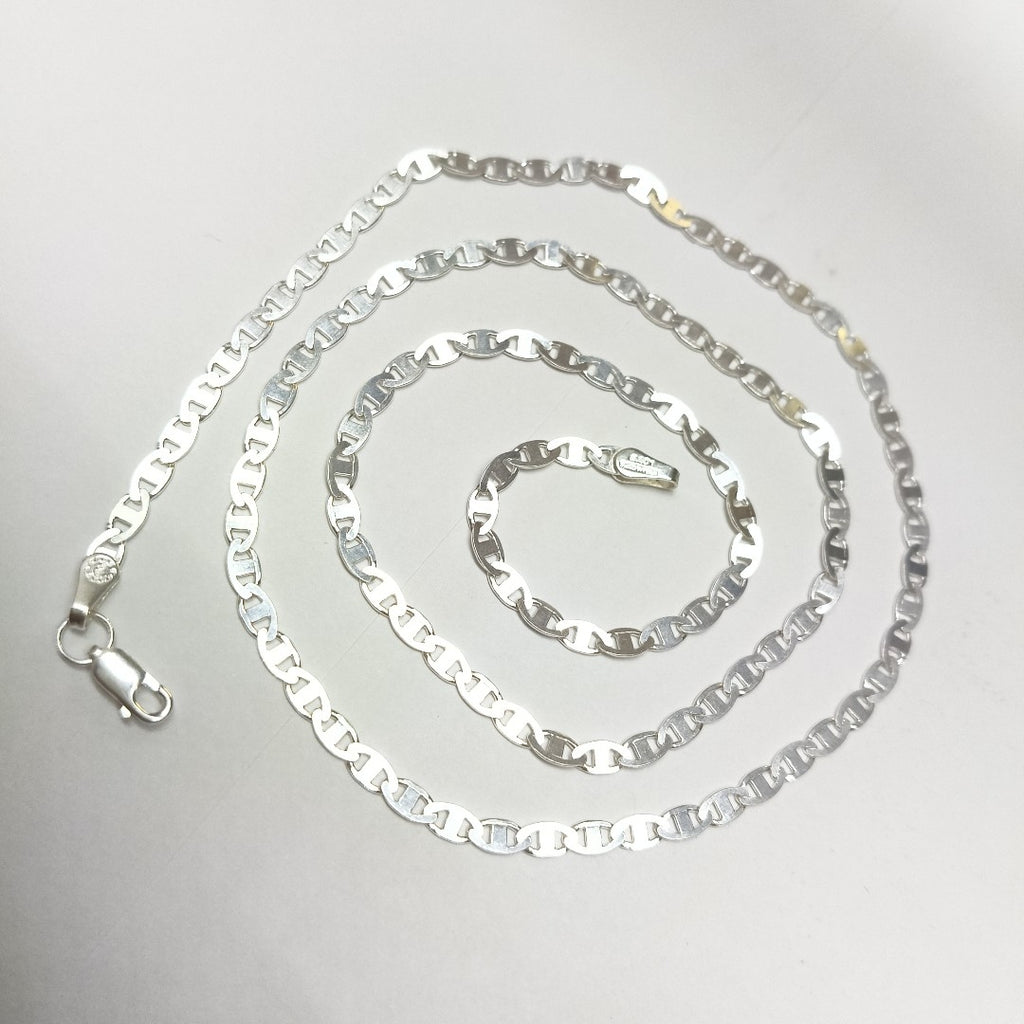 CADENA TEJIDO GUCHI PLATA .925 60 CM 9.4 GR (NUEVO)