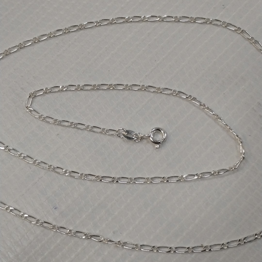 CADENA TEJIDO 1X1 PLATA .925 55 CM 3.2 GR (NUEVO)