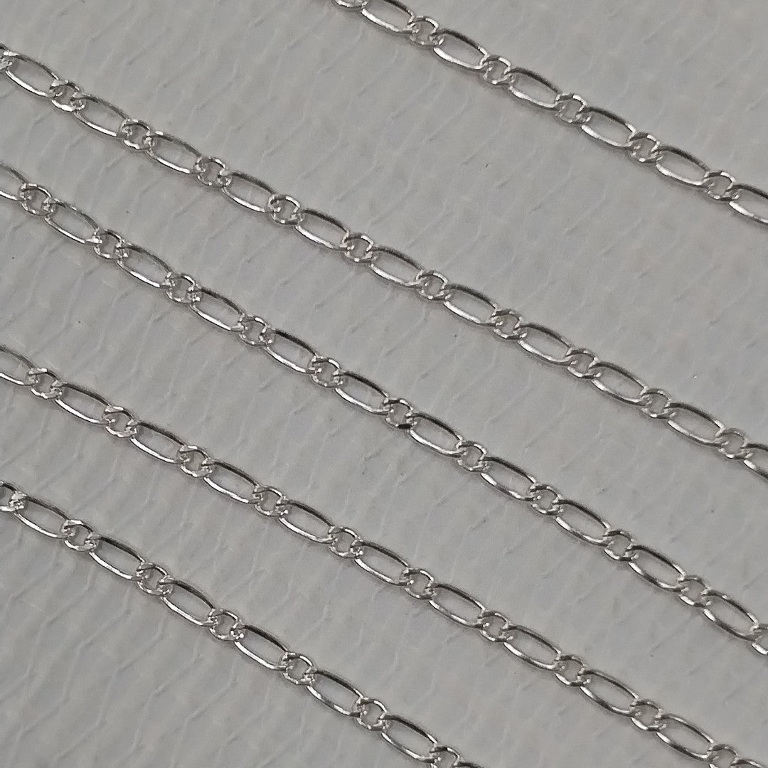 CADENA TEJIDO 1X1 PLATA .925 50 CM 3 GR (NUEVO)