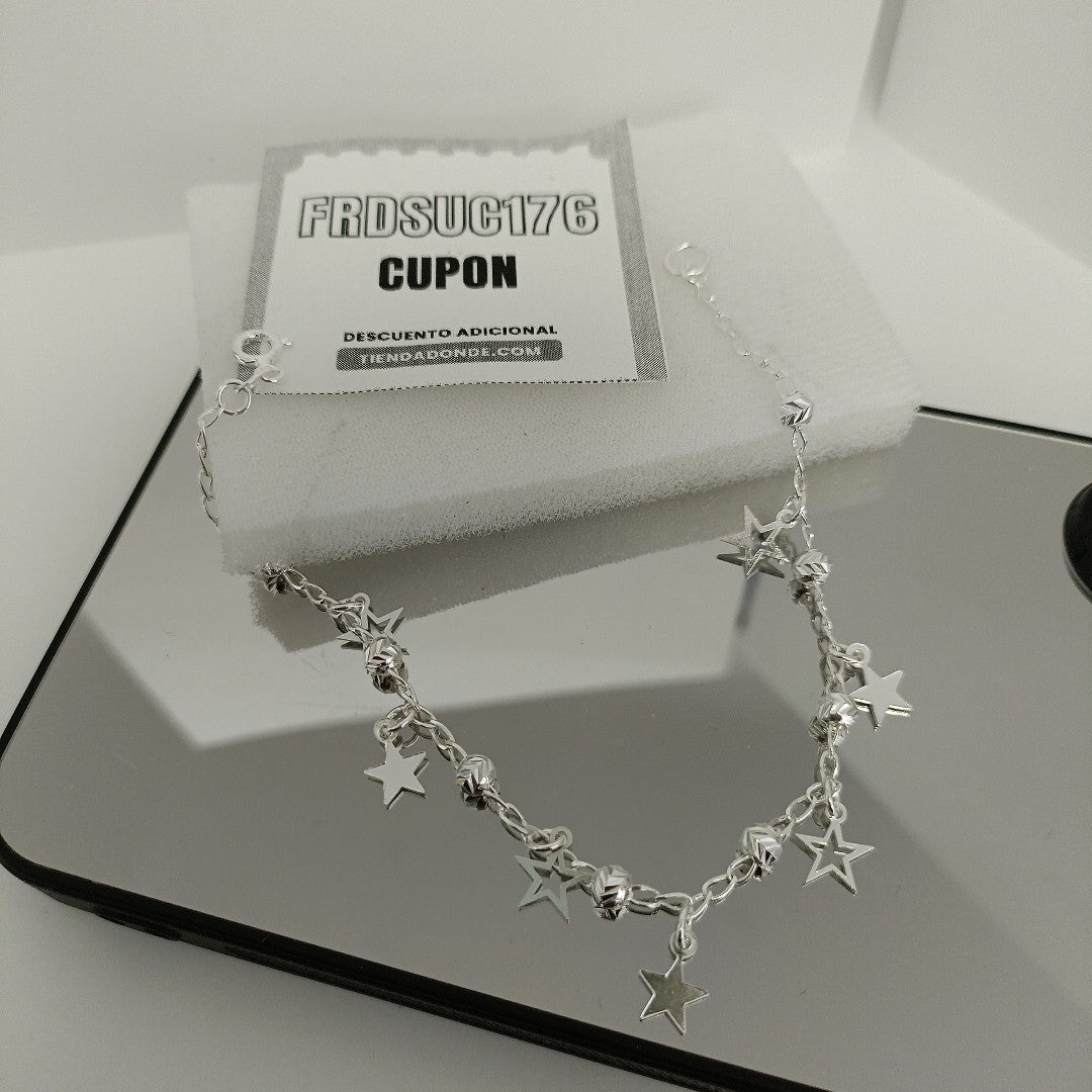 PULSERA TEJIDO ESPECIAL PLATA .925 18 CM 3.1 GR (NUEVO)