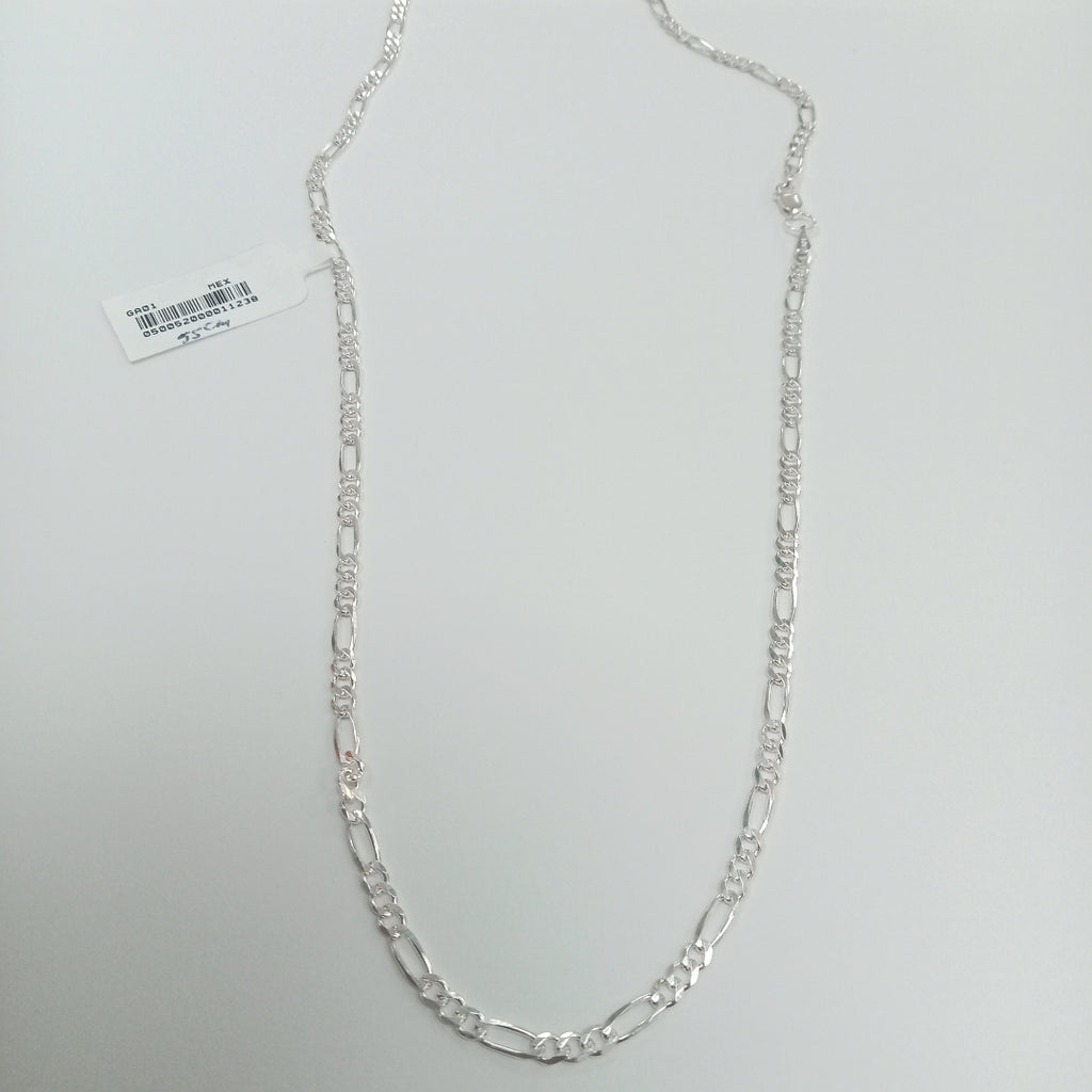 CADENA TEJIDO 3X1 PLATA .925 55 CM 7.8 GR (NUEVO)