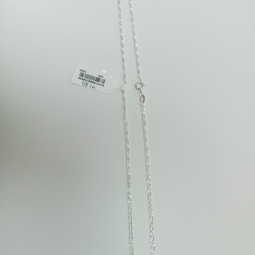 CADENA TEJIDO 1X1 PLATA .925 55 CM 3.2 GR (NUEVO)